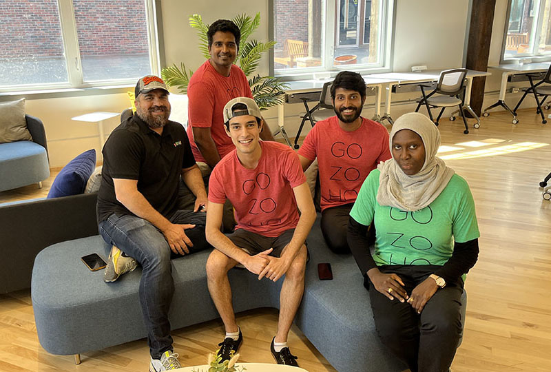 Zoho’s diverse team in its Cornwall office.