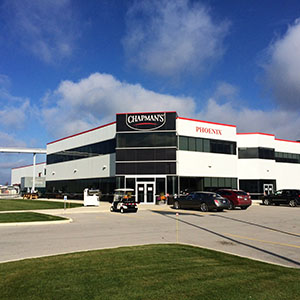 Photo of Chapman’s facility in Markdale, Ontario