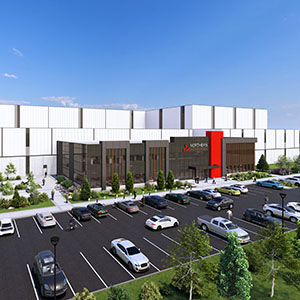 Rendering of Northern Transformer’s new manufacturing facility in Innisfil, Ontario