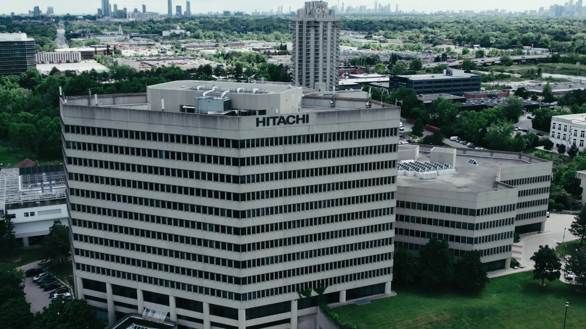 Photo of Hitachi Rail’s York Mills office in Toronto, Ontario