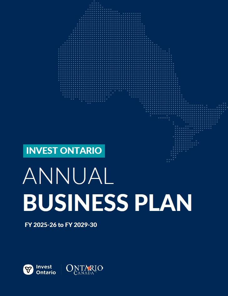Invest Ontario Annual Business Plan FY2025-2026 to FY2029-2030