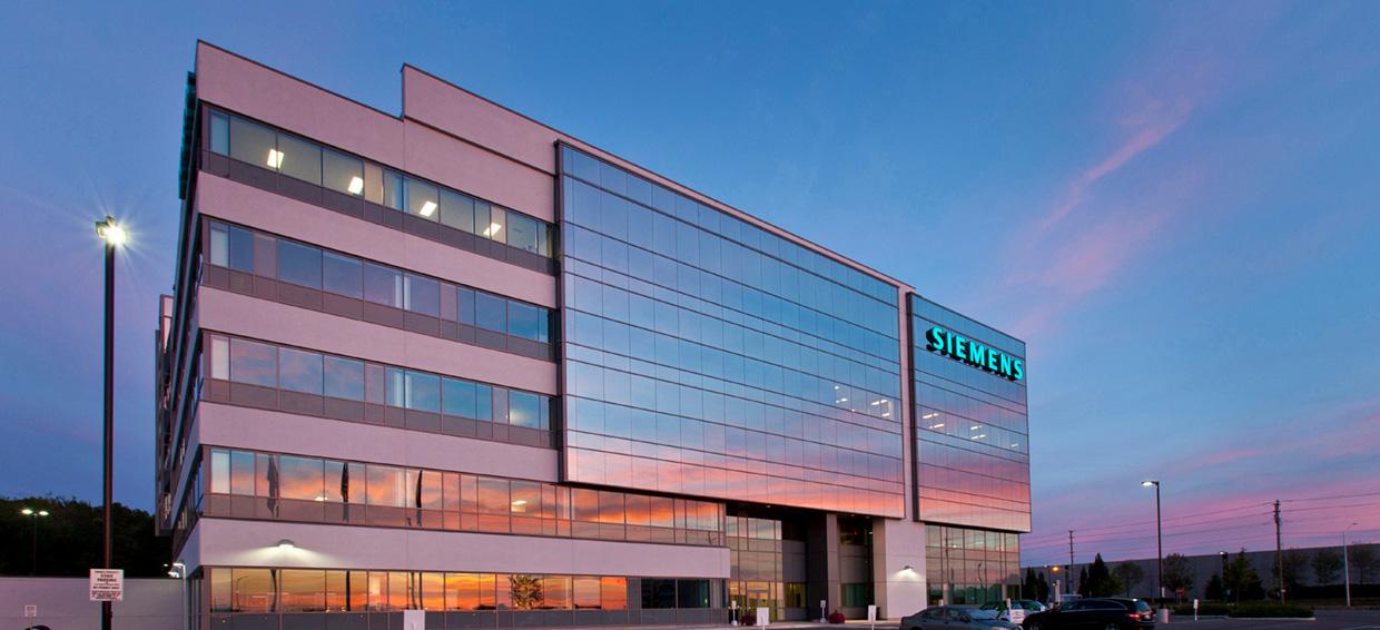 Photo of Siemens Canada’s headquarters in Oakville, Ontario